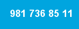 981 736 85 11